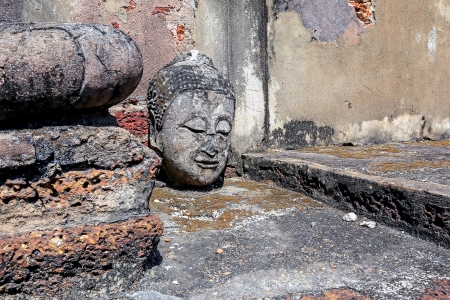 image of buddha be ruinedの写真素材