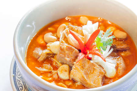 Thai Red Curry with Porkの写真素材