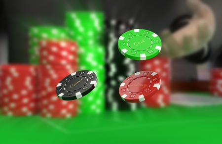 Poker Raiseの写真素材