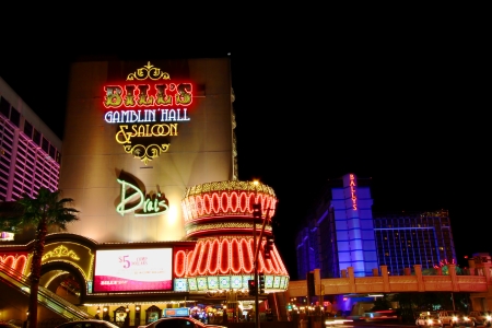 Las Vegas, USA - November 30, 2011: Bills Gamblin Hall and Saloon was originally known as Barbary Coast Hotel and Casino. The name was changed in the year 2007.のeditorial素材