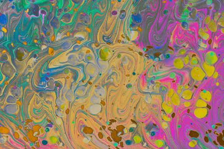 A beautiful shot of color splash creating a sense of paint are