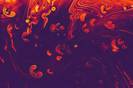 A beautiful shot of color splash creating a sense of paint are