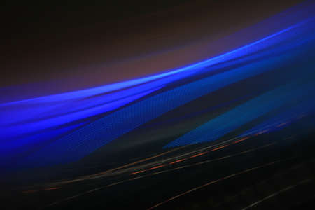 A closeup shot of smooth technology light lines with virtual space structure