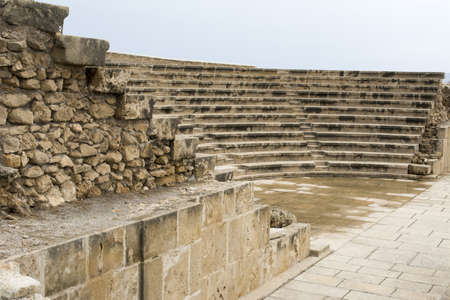Roman theatre at Paphos, Cyprus. Travel and Tourism.の写真素材