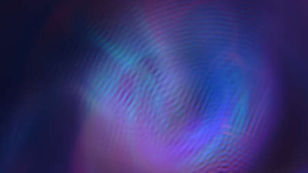 A horizontal shot of intersecting refracted light layers