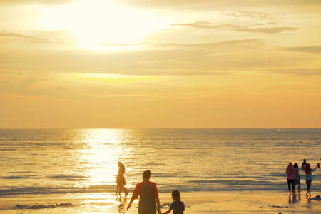 Sunset view of Langkawi in Malaysia.