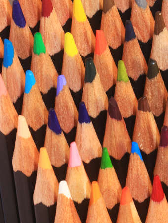 Colorful pencils pattern design artの写真素材