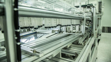 Production of medical equipment - needles mass produce - laboratory