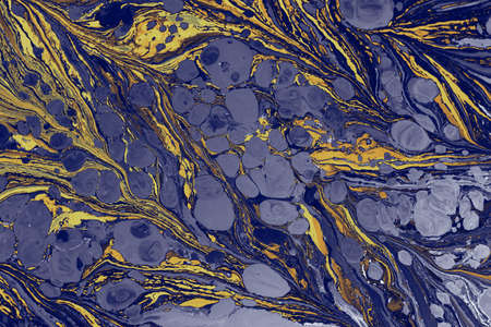 An illustration of an abstract background with colorful paint splashes - contemporary art