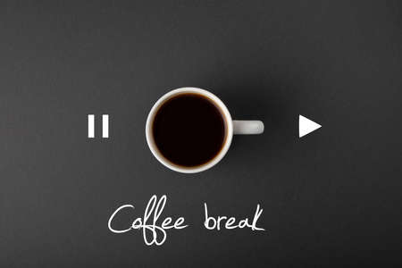 Creative coffee poster advertisement photographyの写真素材