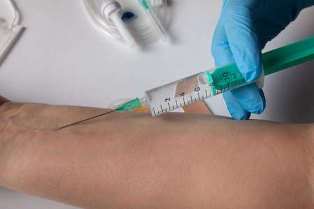 Medical equipment - vaccination - IV infusion - Never too late to vaccinate