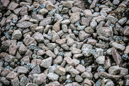 A closeup shot of many different stones stacked on top of each otherの写真素材