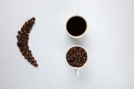 Creative coffee poster advertisement photographyの写真素材