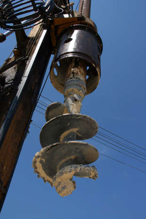 A large ground drilling rig