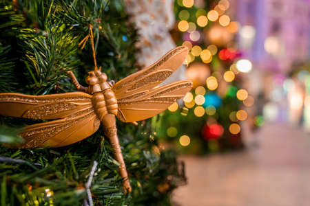A beautiful shot of Christmas decoration interior - perfect for Holidaysの写真素材
