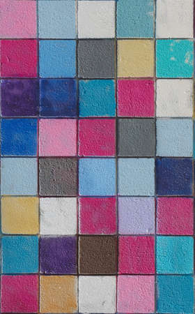 A beautiful shot of multicolored marble tiles for background or wallpaper