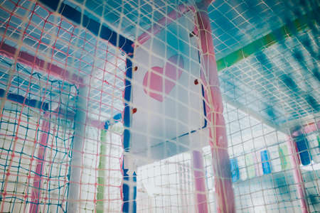 A fence of a daycare playground area