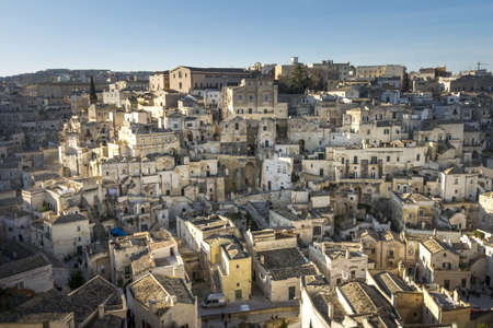 A beautiful shot of Matera, the European capital of culture in Basilicata,  Italy