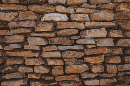 A closeup shot of a brick wall  - great for background or a blog