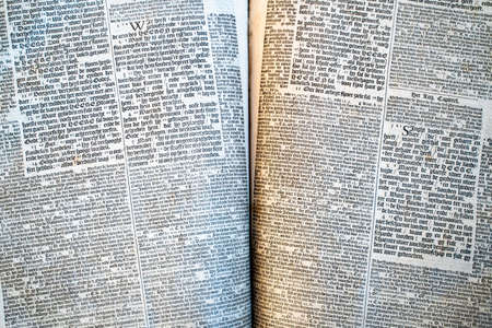 A closeup shot of pages of the Bible - great for a cool background
