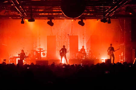 BARCELONA, SPAIN - Aug 24, 2019: Pic from a live concert show in Barcelonaのeditorial素材