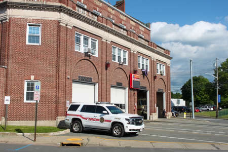 MIDDLETOWN, NY, UNITED STATES - Jun 03, 2020: Middletown, NY / USA - 06/03/2020: Middletown Fire...