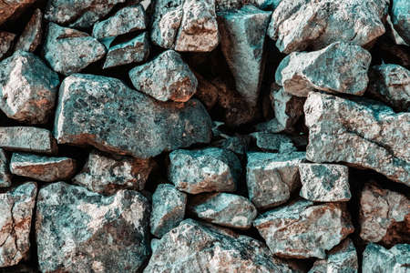 A closeup shot of black rock formations next to each otherの写真素材