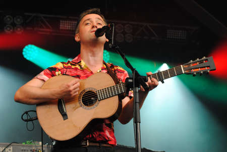 BRISTOL, ENGLAND, UNITED KINGDOM - Jun 29, 2019: Irish indie folk band Villagers in performance at...