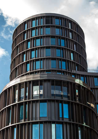COPENHAGEN, DENMARK - Jul 21, 2019: Axelborg Towers in downtown Copenhagen, home to offices of Gorrisen & Federspiel and a host of other tenantsのeditorial素材