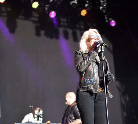 BRISTOL, ENGLAND, UNITED KINGDOM - Jun 03, 2017: Singer and author Kim Wilde and supporting artists...