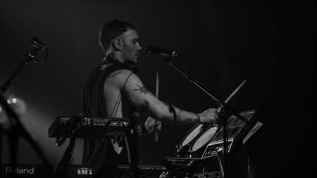 BRISBANE, AUSTRALIA - Oct 19, 2017: Boo Seeka is an Australian electronica/hip hop duo made up of...