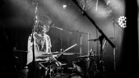 BRISBANE, AUSTRALIA - Oct 10, 2017: Jen Cloher Band at Brisbane Festival 2017のeditorial素材