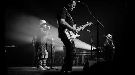 BRISBANE, AUSTRALIA - Oct 19, 2017: Culture Club are an English pop group that formed in London in...