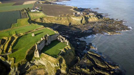 Tantallon Castle is a ruined mid-14th-century fortress, located 5 kilometres east of North Berwick,...