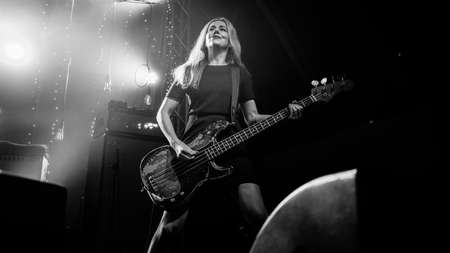 BRISBANE, AUSTRALIA - Aug 19, 2017: Something for Kate are an Australian alternative rock band, which formed in 1994 with Paul Dempsey on lead vocals and , and Clint Hyndman on drumのeditorial素材