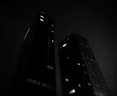 TALLINN, ESTONIA - Jul 05, 2015: TornimÃ¤e twin towers in Maakri subdistrict. Tallinn, Estoniaのeditorial素材