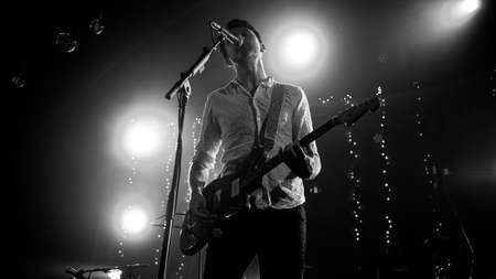 BRISBANE, AUSTRALIA - Aug 19, 2017: Something for Kate are an Australian alternative rock band, which formed in 1994 with Paul Dempsey on lead vocals and , and Clint Hyndman on drumのeditorial素材