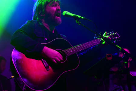 BRISTOL, ENGLAND, UNITED KINGDOM - Feb 21, 2018: Singer-songwriter Paul Draper in performance at the...