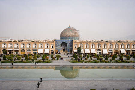 ISFAHAN, IRAN - Oct 28, 2019: View of the Royal Square in Isfahanのeditorial素材