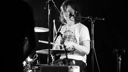 BRISBANE, AUSTRALIA - Oct 10, 2017: Jen Cloher Band at Brisbane Festival 2017のeditorial素材