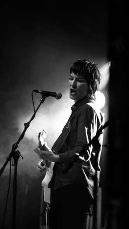 BRISBANE, AUSTRALIA - Oct 10, 2017: Jen Cloher Band at Brisbane Festival 2017