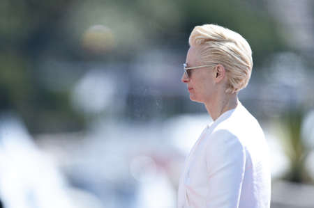 CANNES, FRANCE - Dec 05, 2019: Tilda Swinton at Cannes film Festivalのeditorial素材