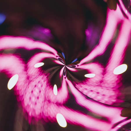 The abstract pink lights with a blurred background