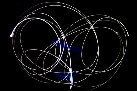 A cool beautifully made background of colorful lights created with a slow shutter speed