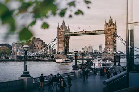 Beautiful shot of Tower Bridge and Thames river in London