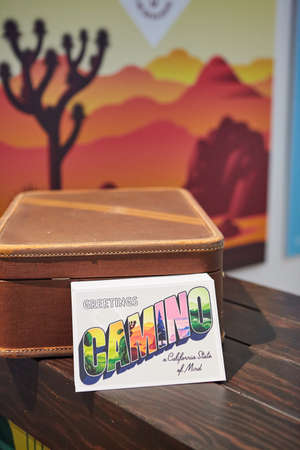 SANTA ROSA, UNITED STATES - Sep 18, 2018: Camino THC/CBD gummies by Kiva at Hall of Flowers Cannabis...