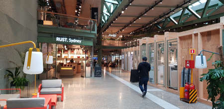 BERLIN, GERMANY - Sep 09, 2019: Bikinihaus supermarket shopping indoors