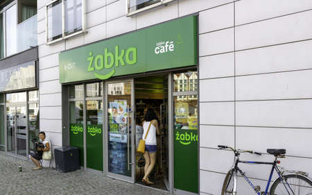 GDANSK, POLAND - Aug 05, 2019: Zabka is a chain of convenience stores in Poland. There are more than...