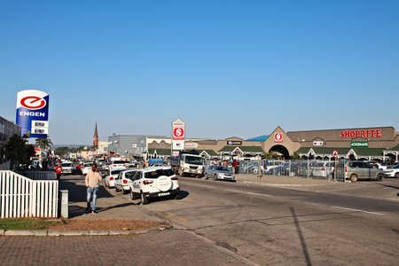 HUMANSDORP, SOUTH AFRICA - Jun 02, 2019: A landscape image of the central business district of the...