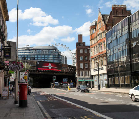 London Eye from Crown & Cushion Lambeth in the UK